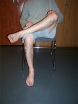 External Rotation with FABER in Sitting