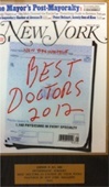 New York Magazine Best Doctors 2012